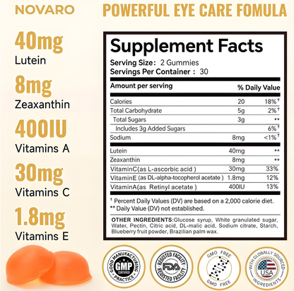 Lutein and Zeaxanthin Gummies