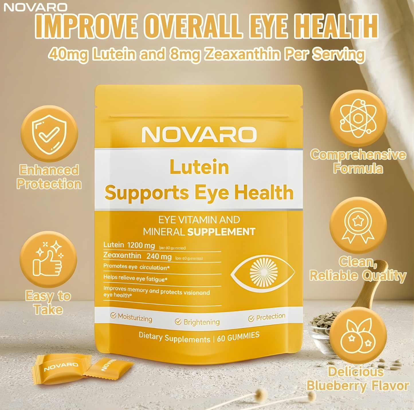 Lutein and Zeaxanthin Gummies