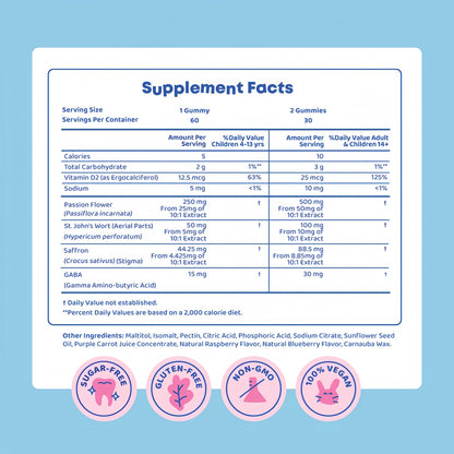 Moody Munchies Saffron Gummies