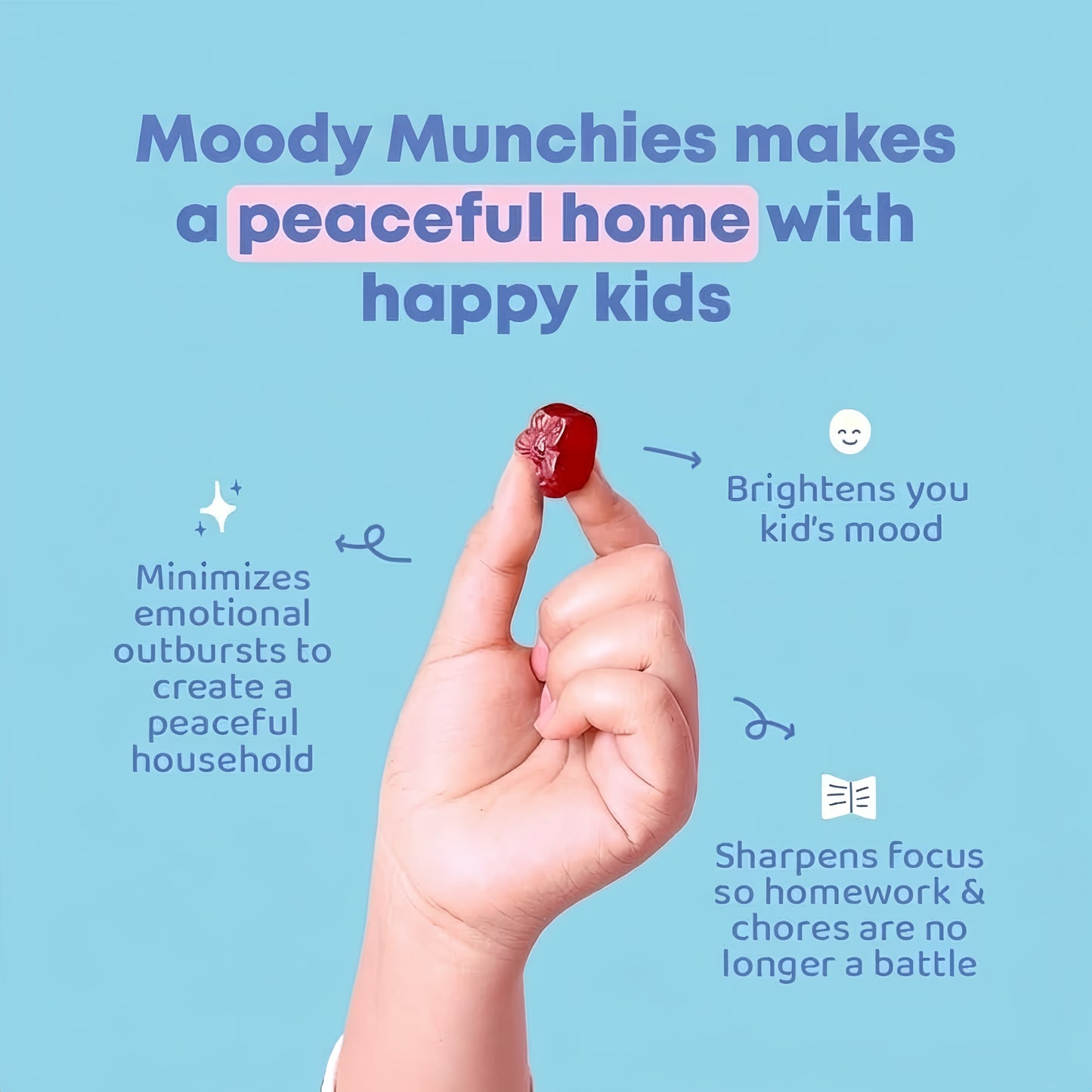 Moody Munchies Saffron Gummies