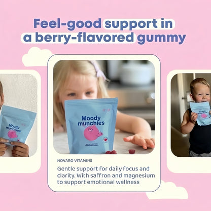 Moody Munchies Saffron Gummies